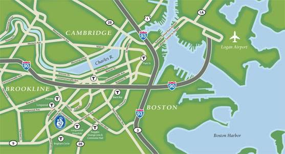 boston street map illustration