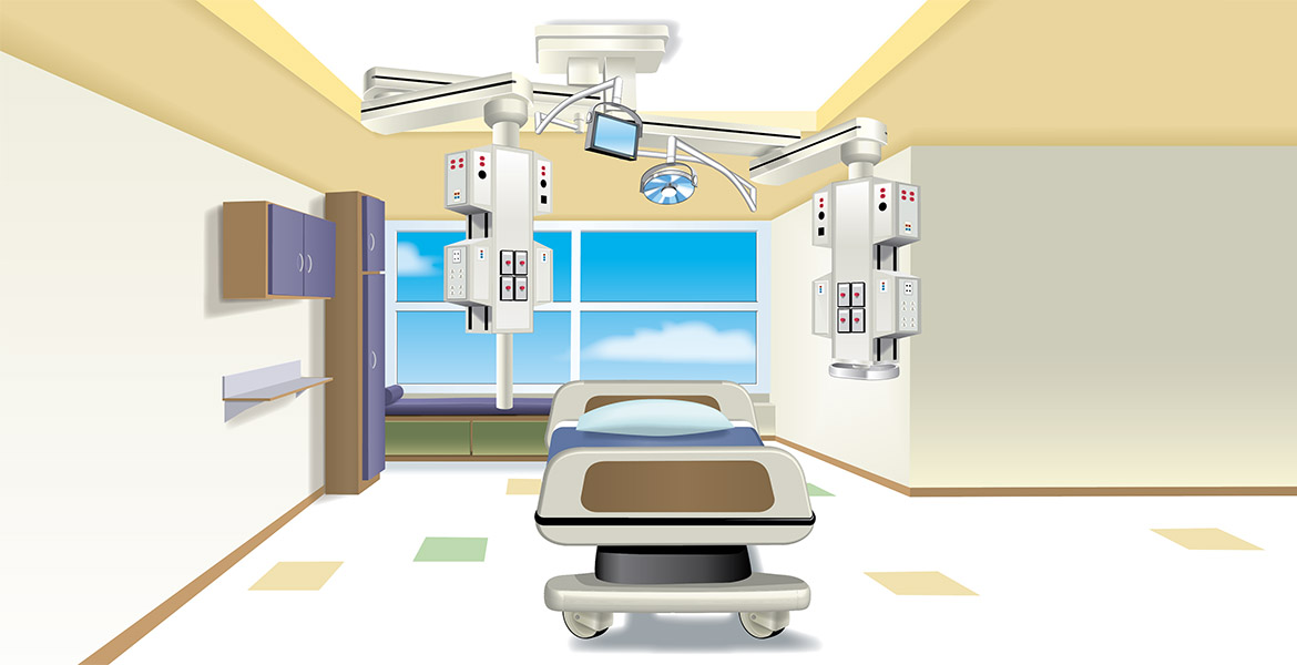 medical facilities illustration
